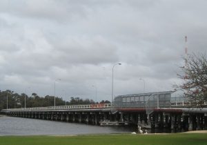 Timber Fencing Perth Garratt Road Bridge