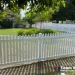 Picket Fence White PVC DIY Perth