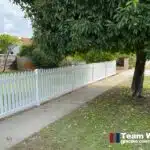 New English White DIY PVC Picket Fence