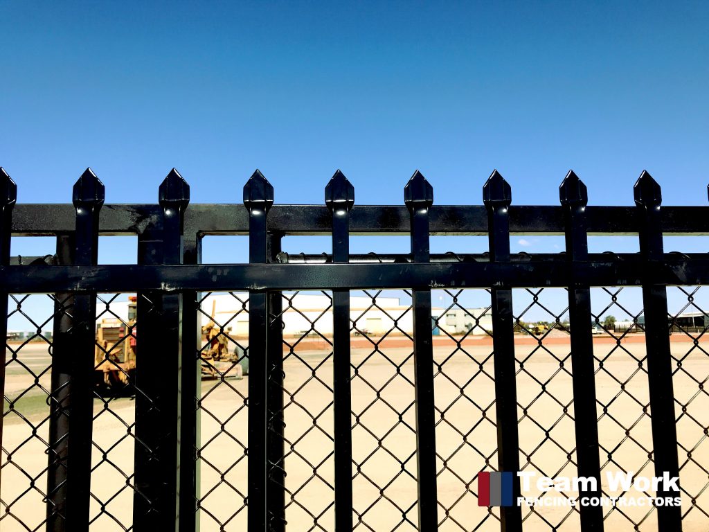 Black Garrison Security Fencing Port Hedland
