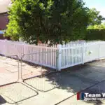 White Picket PVC Fencing Installation Perth
