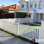 PVC Straight Picket Fencing Installation in Mount Hawthorn, WA