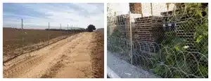 Chainmesh security fencing