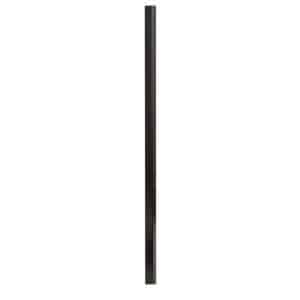 Fence Post with Cap 2.4m - Black, White Options