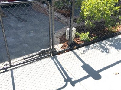 1200mm high black chain link fencing supply and installation in Mount Hawthorn Western Australia