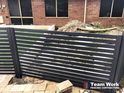 High Quality Aluminium Slat Fencing Installation Perth