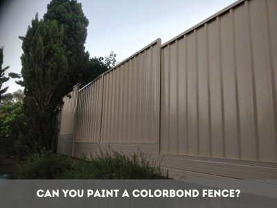 Can you paint a Colorbond fence?