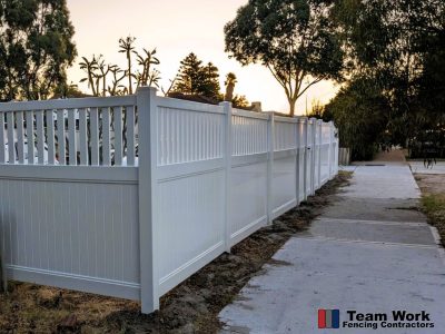 Combo PVC Fencing in Bayswater