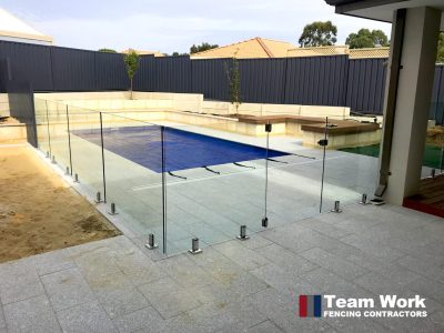 Custom Glass Pool Fence Installation in Perth - View from Deck