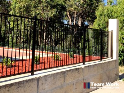 Feature Fence Colorbond with Decorative Fencing