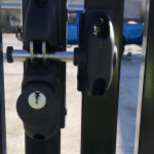 Garrison Security Fence Hinge and Latch