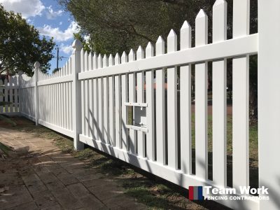 Gothic Scalloped Style PVC Fencing Perth