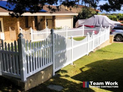 Gothic Style PVC Fencing - Perth