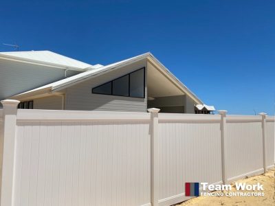 PVC Privacy Fencing Perth by Team Work Fencing Contractors