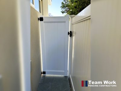 PVC Privacy manual gate