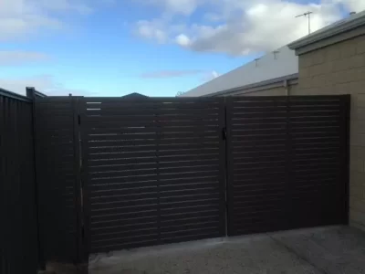 Slat Fencing Gate Perth