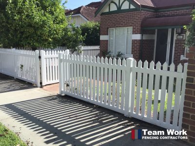 New English Flat Supply and Installation by Team Work Fencing Contractors Perth